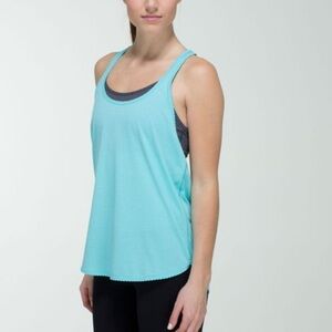 Lululemon Singlet tank flowy long loose fit racerback size 6 Medium